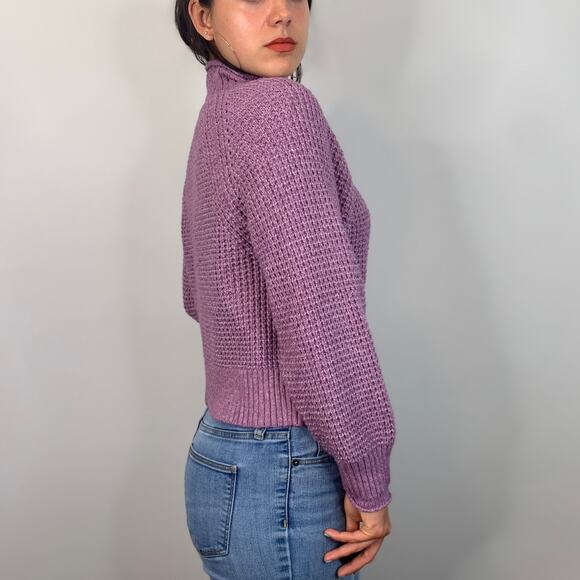 American Eagle Purple Knit Sweater - Picture 4 of 8